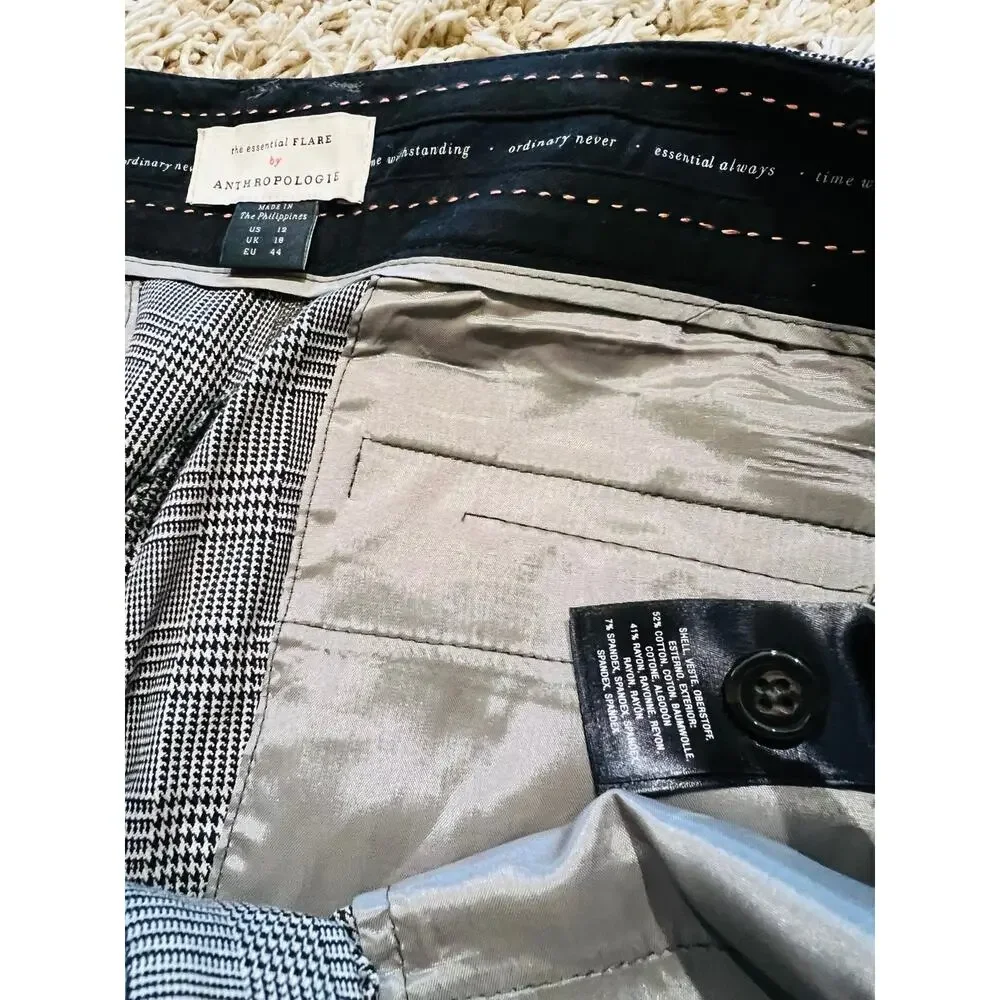 NWT❤️Anthropologie The Essentials Kick Flare Pants sz12